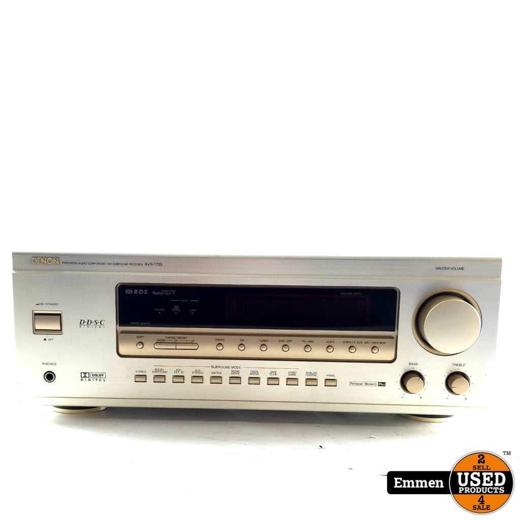 Denon AVR-1700, Versterker,Incl. AB | In Nette Staat, Denon, Gebruikt, Support@denon.com, 1-1-1, Shin-Yokohama
Kohoku-ku, Yokohama 222-0033
Japan