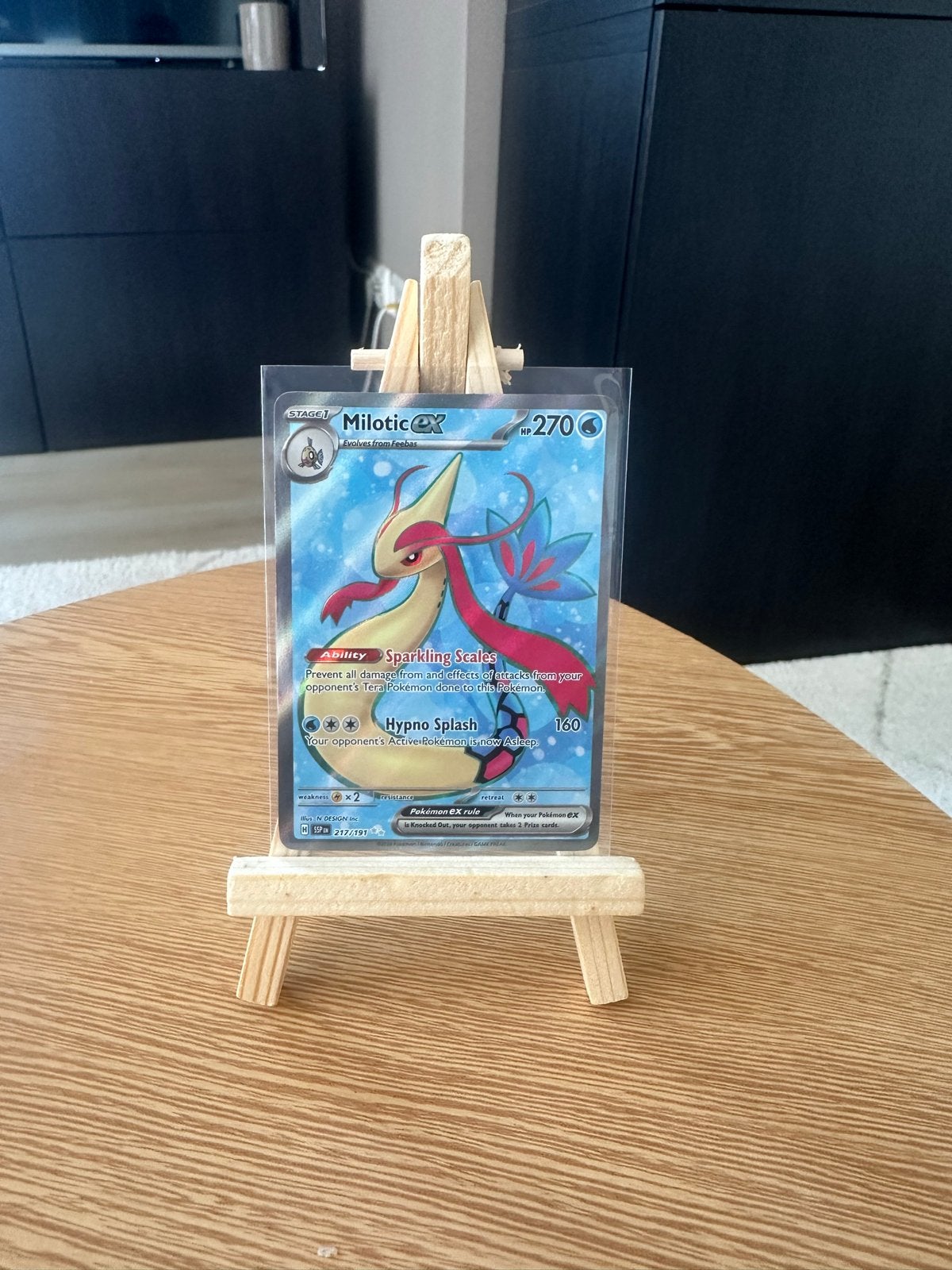 Milotic Ex Pokémon kaart 217/191 2025, Hobby en Vrije tijd, Verzamelkaartspellen | Pokémon, Ophalen of Verzenden, Zo goed als nieuw