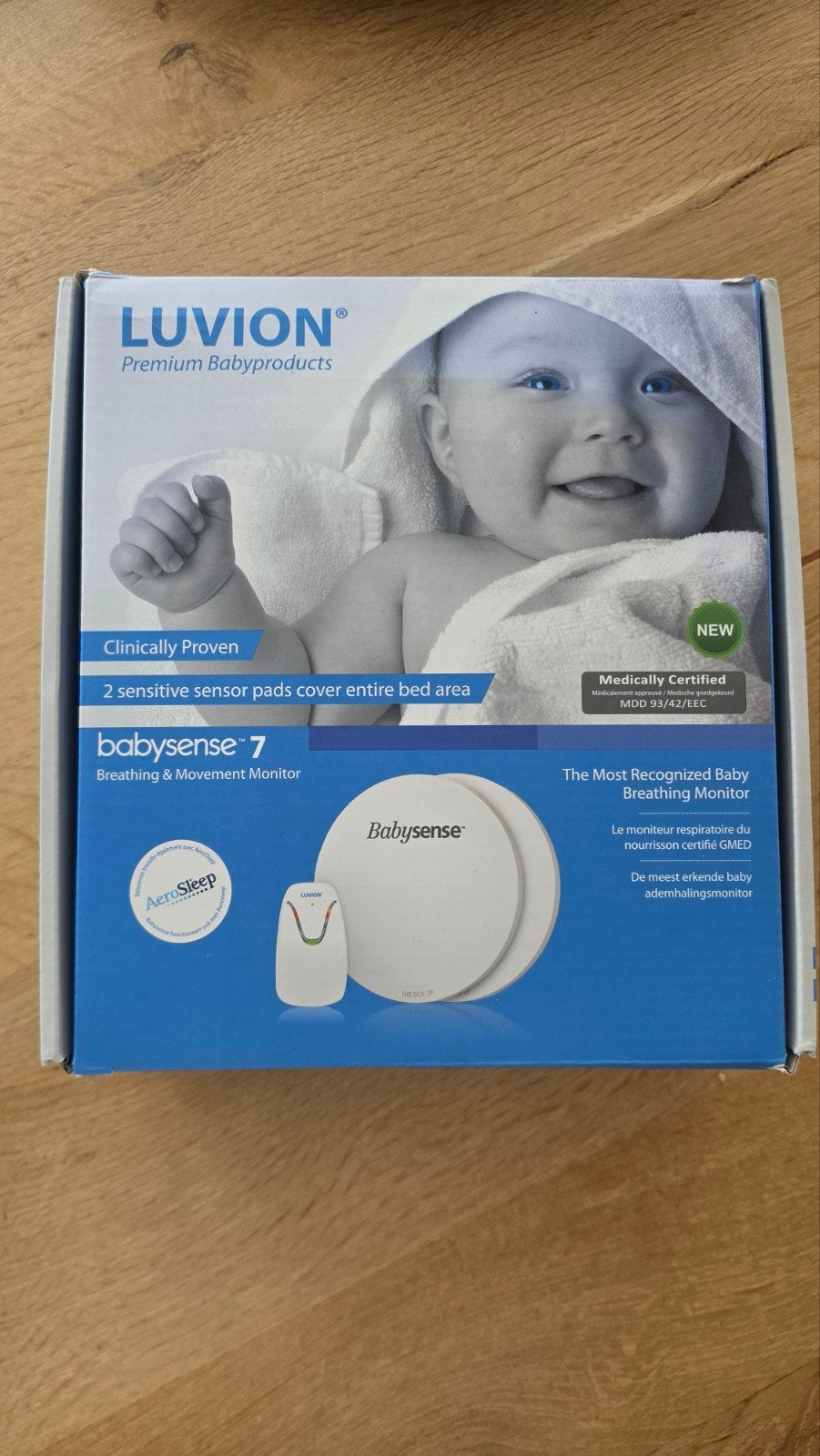 Luvion Babysense 7 Ademhalingsmonitor - Nieuw in doos, Kinderen en Baby's, Ophalen of Verzenden, Nieuw