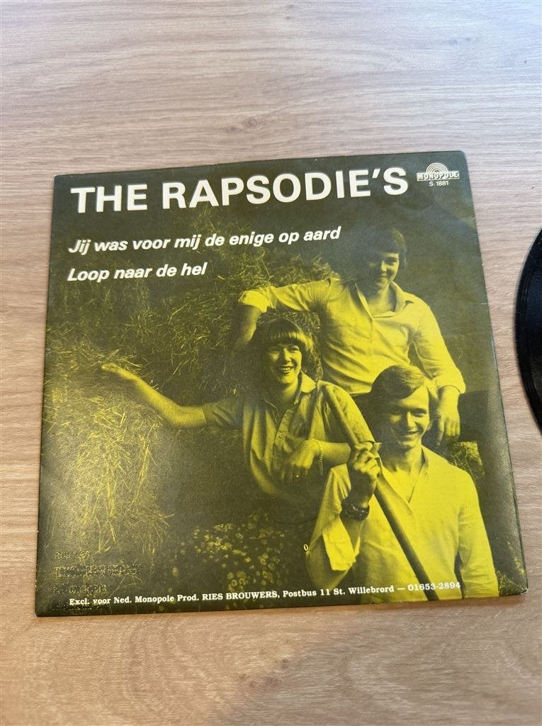The Rapsodie\'s - Jij was voor mij de enige op aard, Cd's en Dvd's, Ophalen of Verzenden, Zo goed als nieuw, Nederlandstalig
