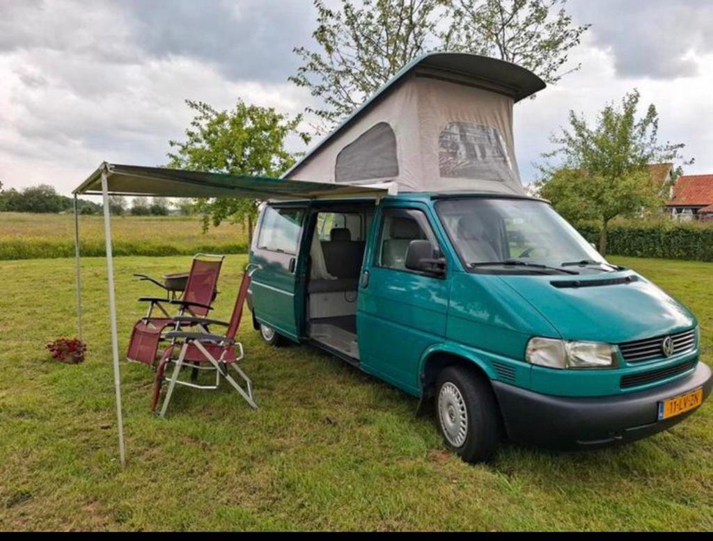 Camperbus Volkswagen Transporter T4 bus camper buscamper, Particulier, Koelkast, 4 tot 5 meter, Overige merken