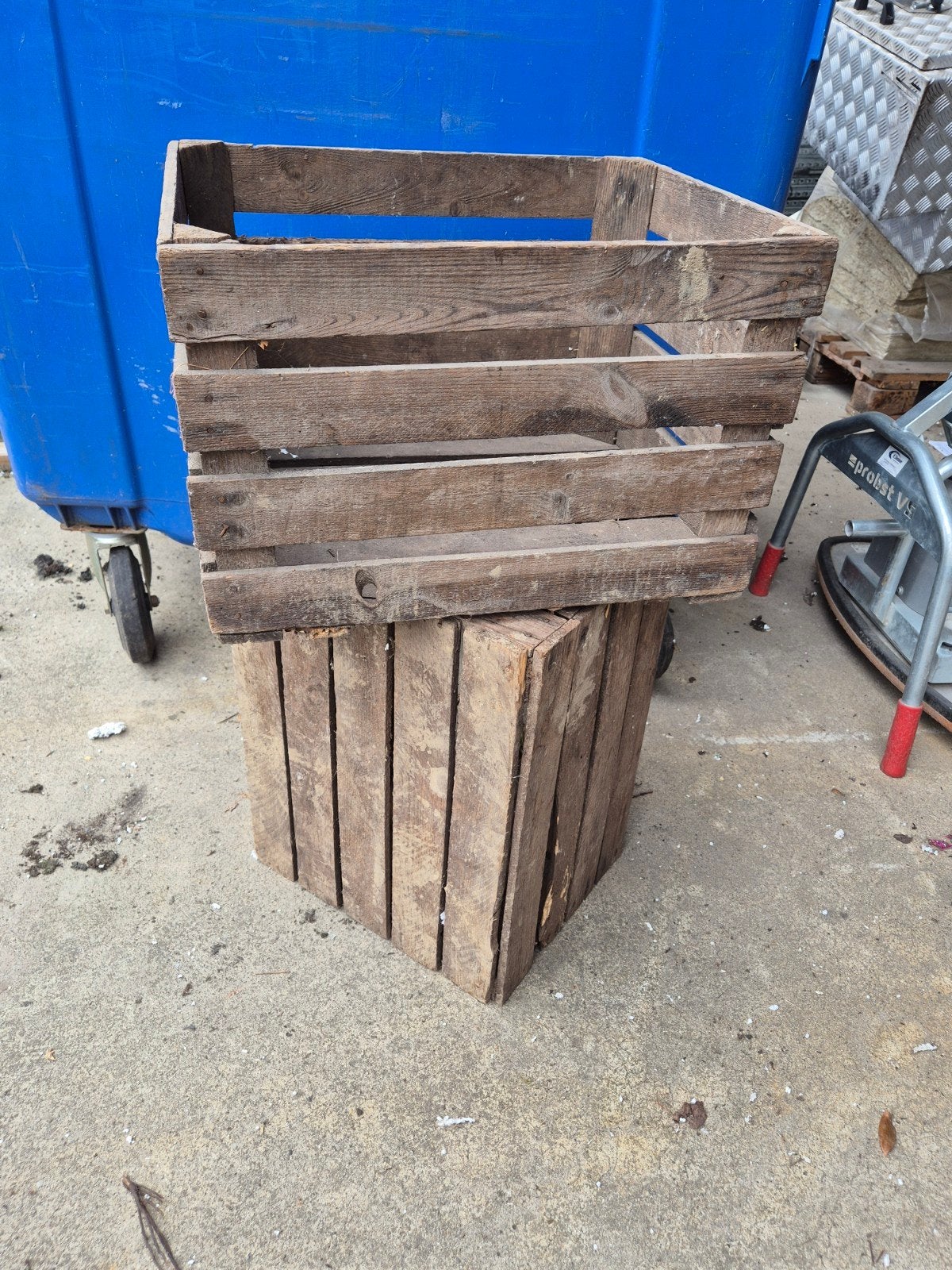 2 leuke fruitkratjes decoratie, Huis en Inrichting, Ophalen, Gebruikt, 50 tot 100 cm, Minder dan 50 cm