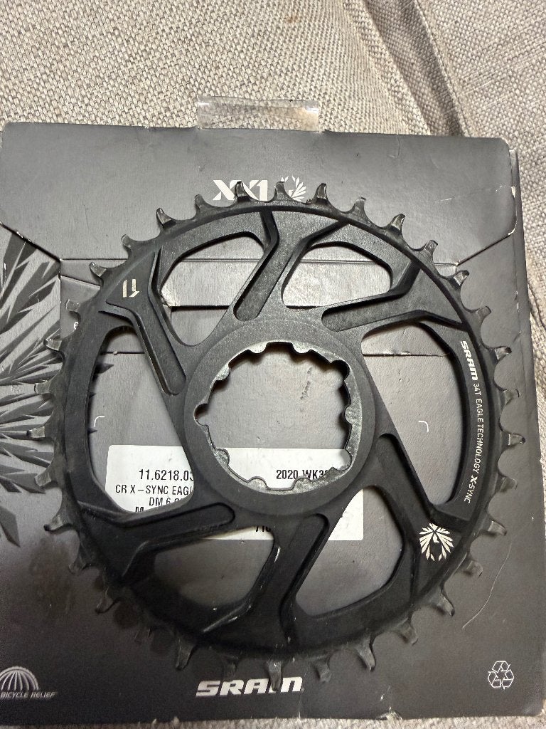 SRAM Sync Eagle 34T, Ophalen of Verzenden, Zo goed als nieuw, Aluminium, Mountainbike