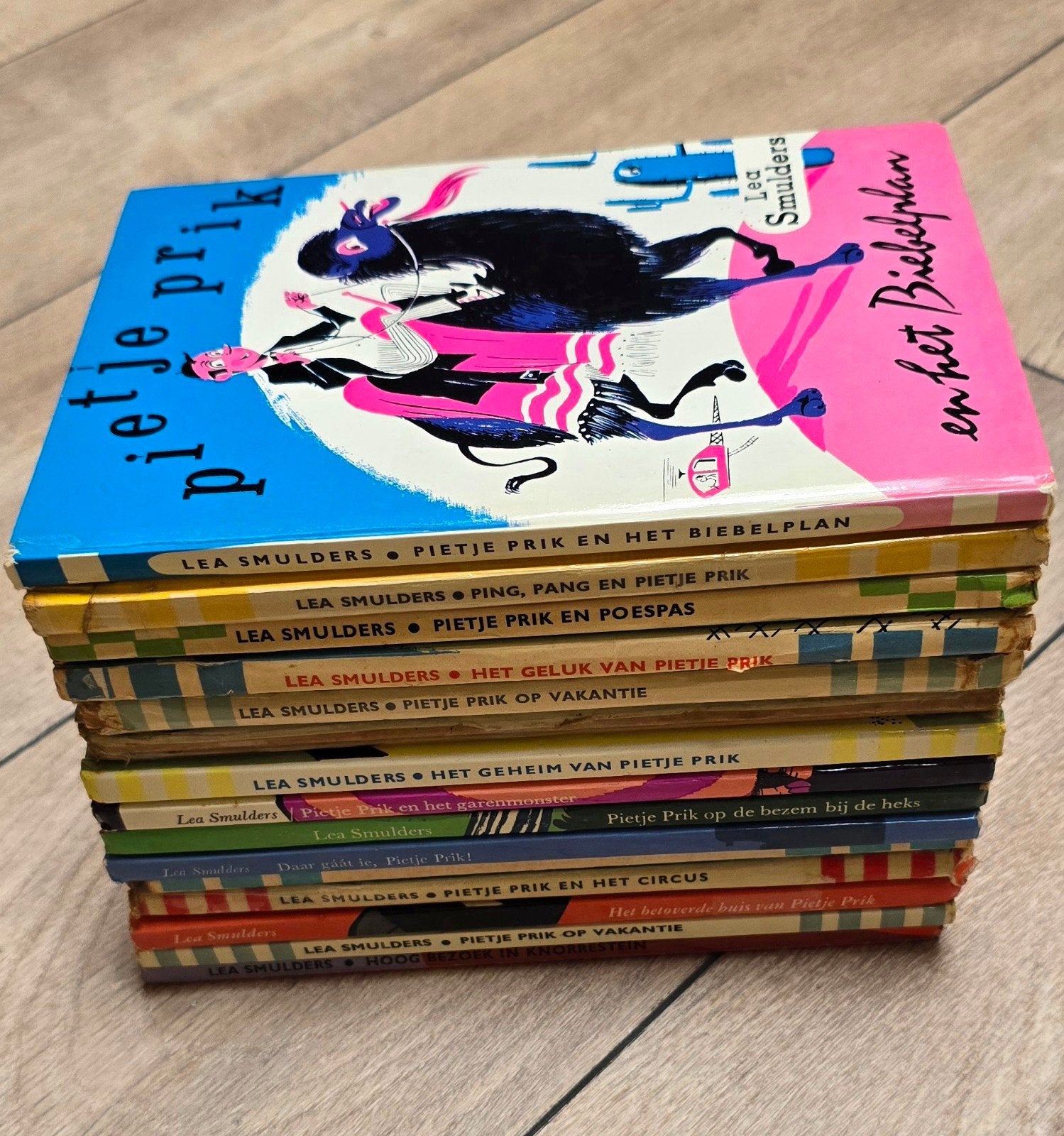 13 Pietje Prik Boeken Collectie - Vintage Kinderboeken, Ophalen of Verzenden, Gelezen, Fictie algemeen
