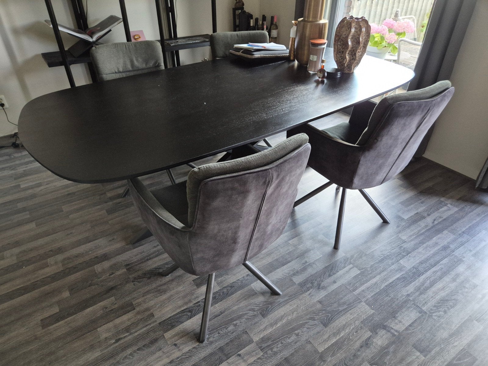 4 eetkamerstoelen van Pronto, Ophalen, Gebruikt, Overige kleuren, Modern