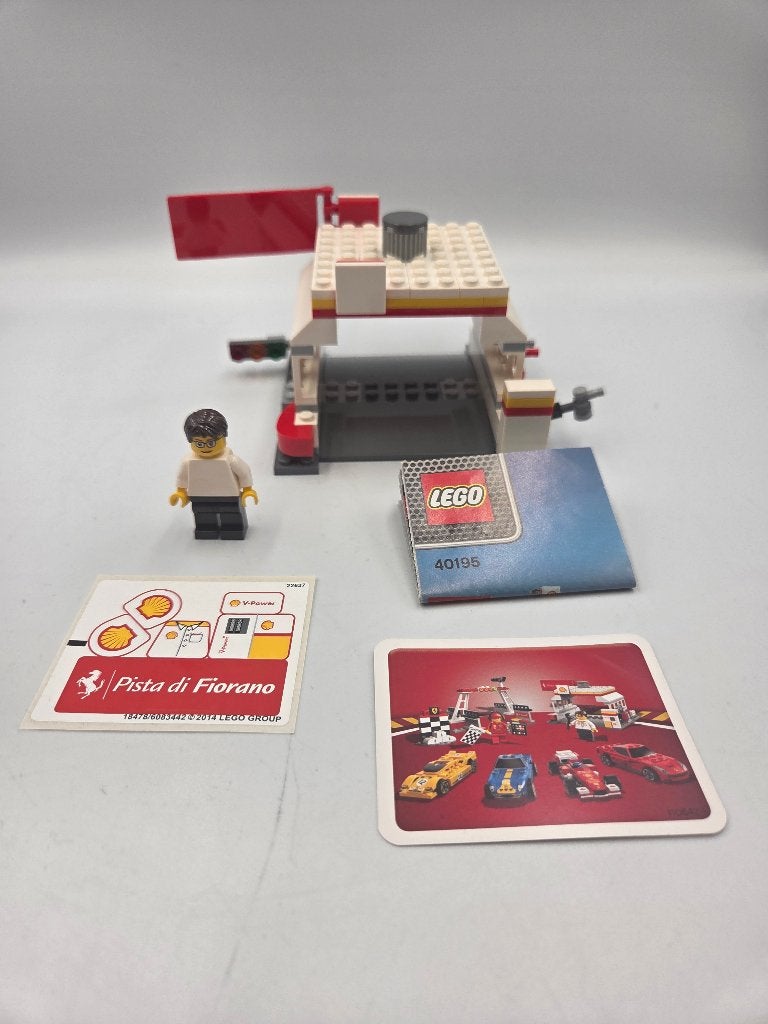 Lego Racers 40195 Shell Station, Kinderen en Baby's, Speelgoed | Duplo en Lego, Zo goed als nieuw, Lego, Complete set, Compleet