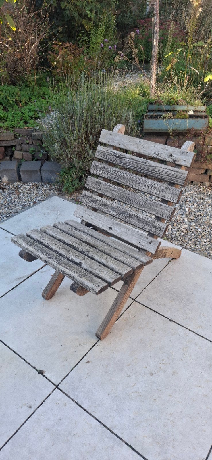 Houten inklapbare tuinstoelen (2 stuks)