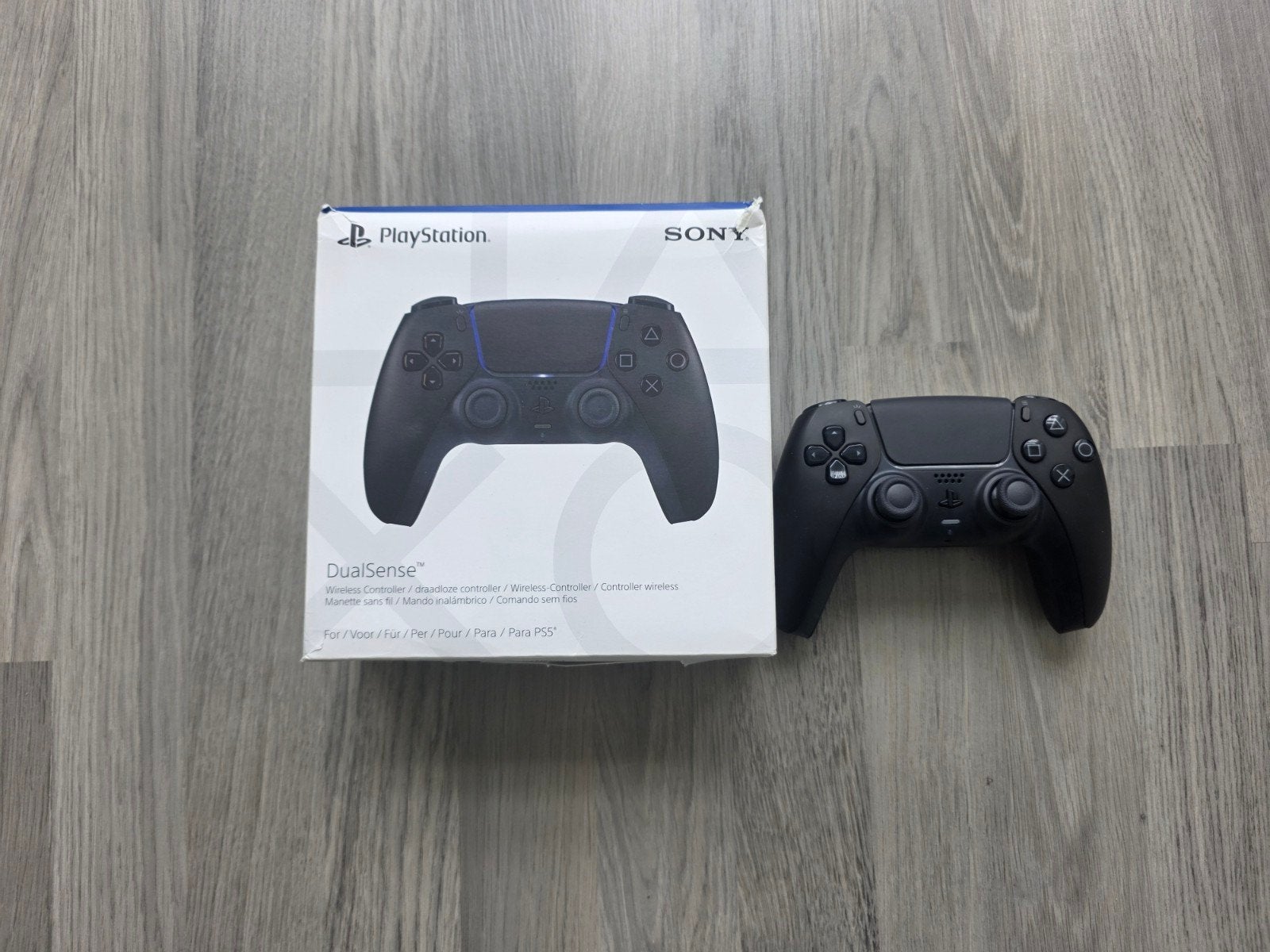 Sony DualSense Controller Zwart - Zo goed als nieuw Lees❗️, Spelcomputers en Games, PlayStation 5, Support@playstation.com, Ophalen of Verzenden