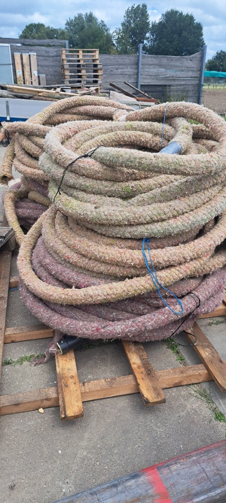 4 x 30mtr gebruikte drainage buis, Doe-het-zelf en Verbouw, Buizen en Afvoer, Ophalen, Overige materialen, Gebruikt, 6 meter of meer