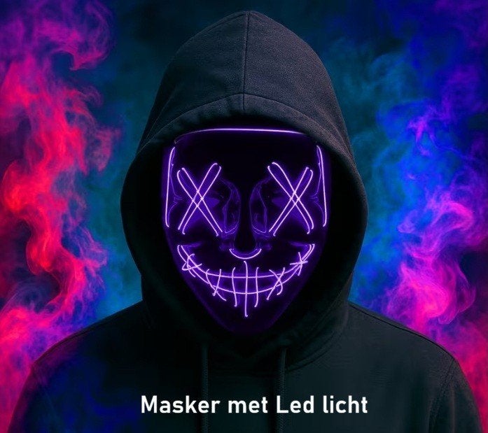 Diverse halloween maskers ook met Led licht, Ophalen, Nieuw, Feestartikel, Halloween of Griezel