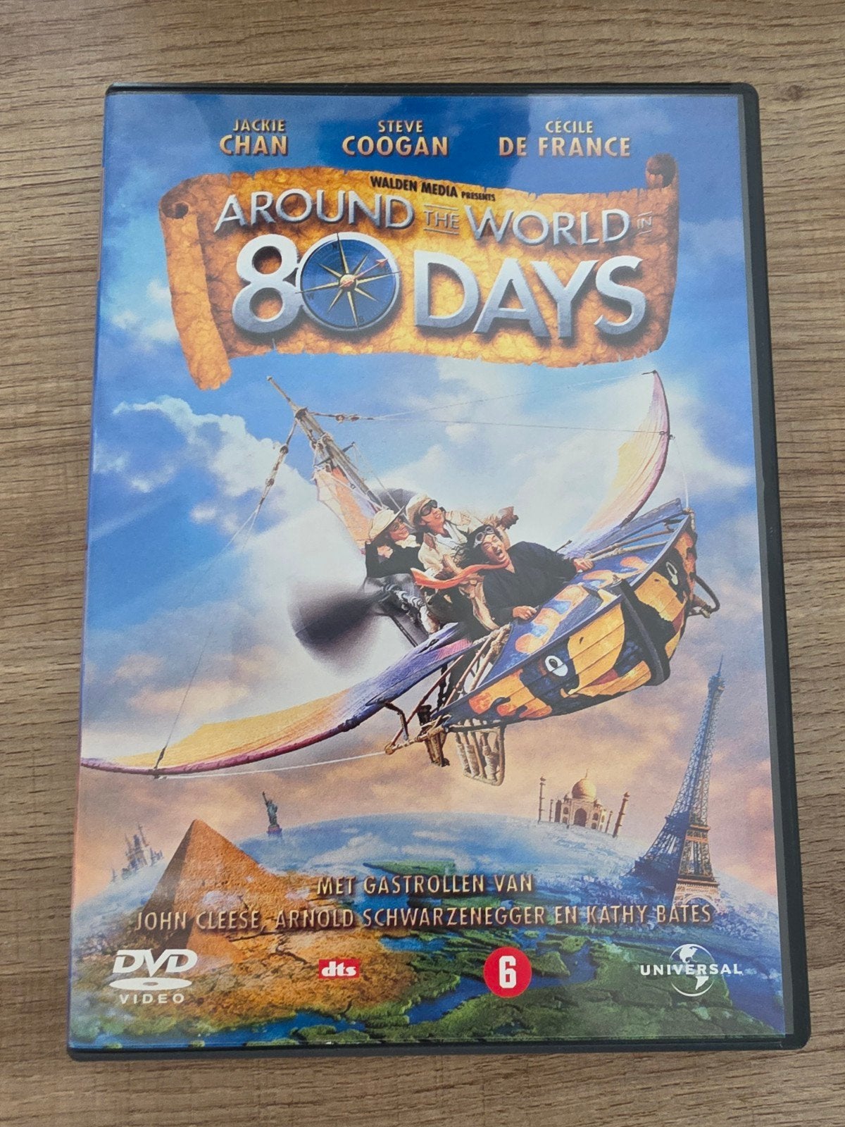 Around the world in 80 days , jackie chan, Alle leeftijden, Ophalen of Verzenden, Zo goed als nieuw