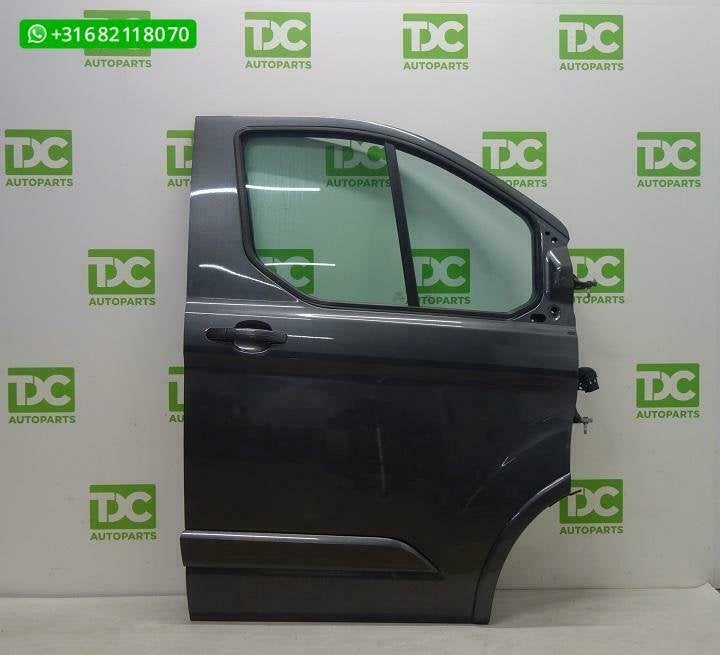 Ford Transit Custom (12-'18) Voorportier rechts donkergrijs, Gebruikt, Ford, Deur, Ophalen of Verzenden