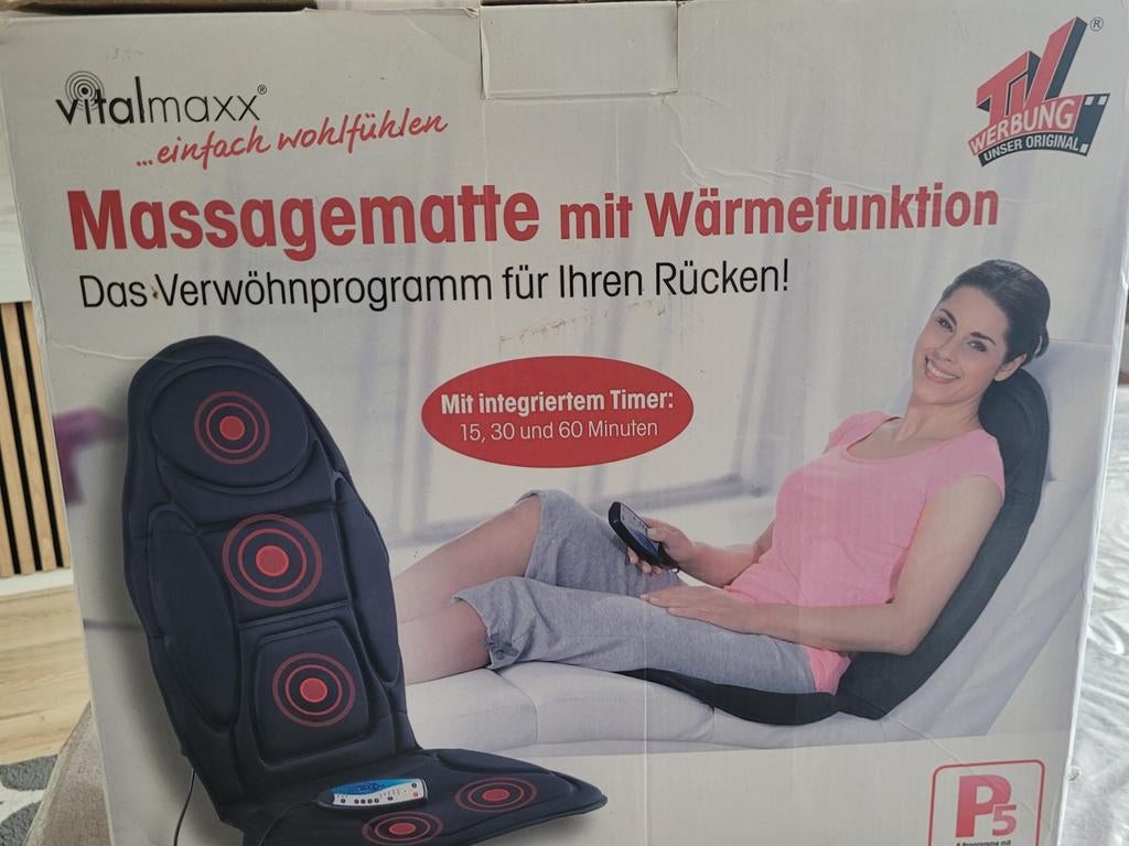 Vitalmaxx Massagemat met warmtefunctie, Ophalen of Verzenden, Nieuw