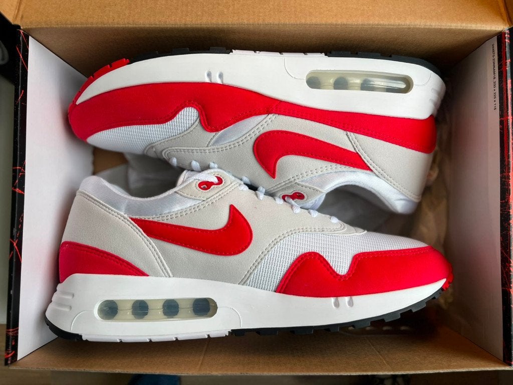 Nike Air Max 1 ’86 OG Big Bubble Sport Red - Maat 45 - DS, Overige kleuren, Nike, Nieuw, Ophalen of Verzenden
