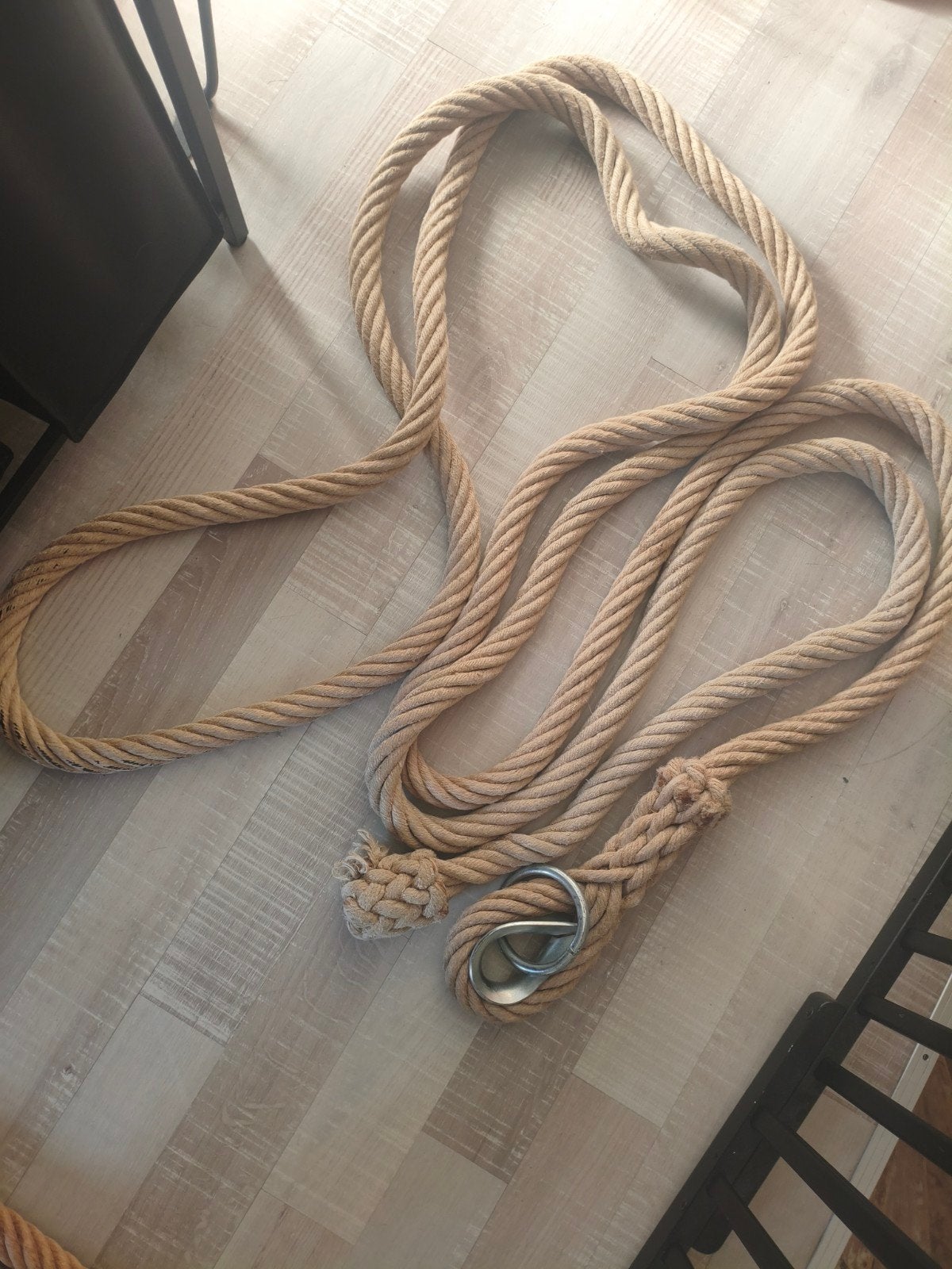 2x Klimtouw / Touwladder voor sport en spel, Ophalen, Zo goed als nieuw