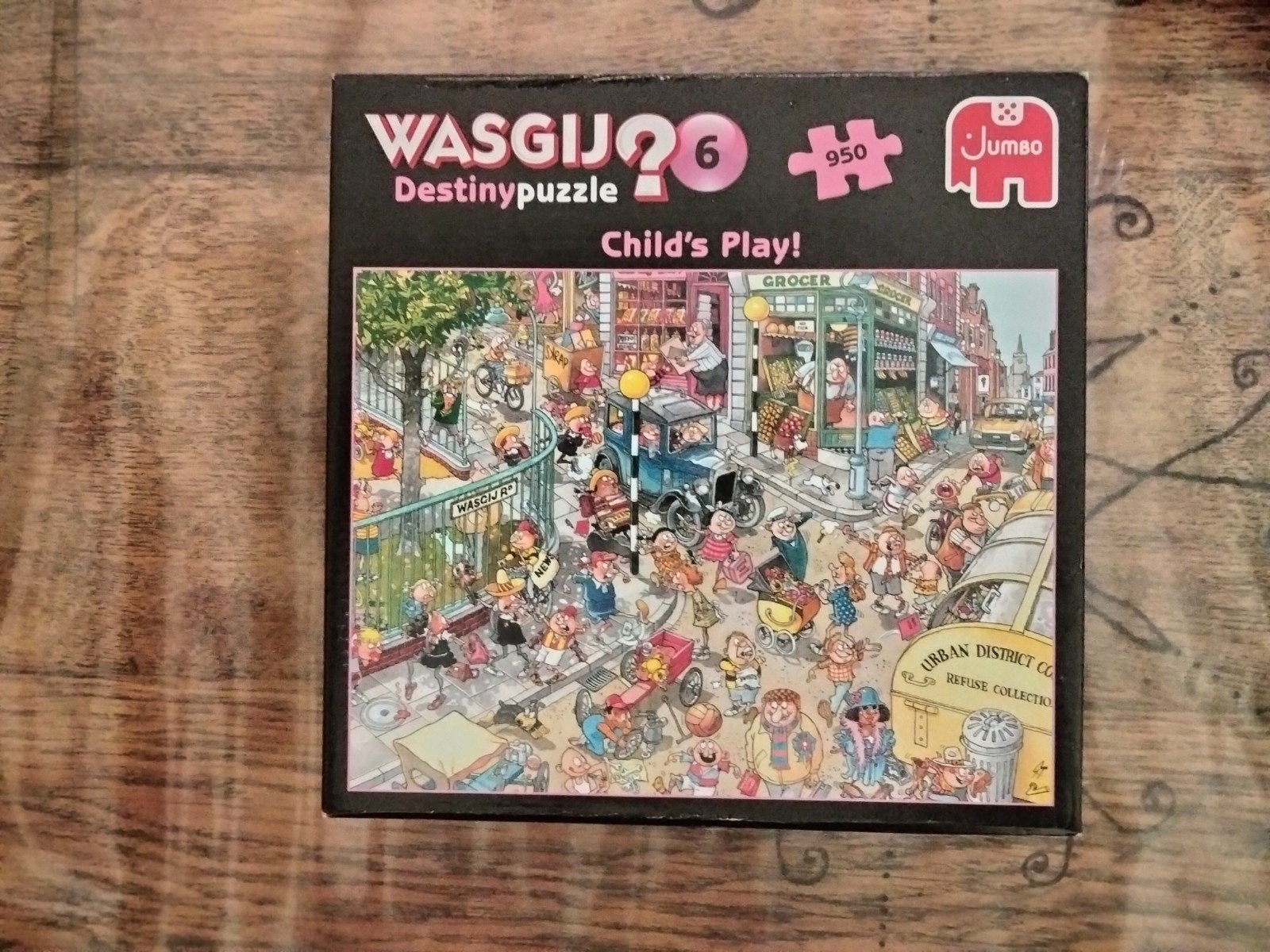 Wasgij Destiny 6: Child's Play! Legpuzzel 950 stukjes, Ophalen of Verzenden, 500 t/m 1500 stukjes, Gebruikt, Legpuzzel