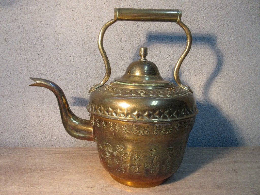Koperen ketel koffiepot, Ophalen of Verzenden