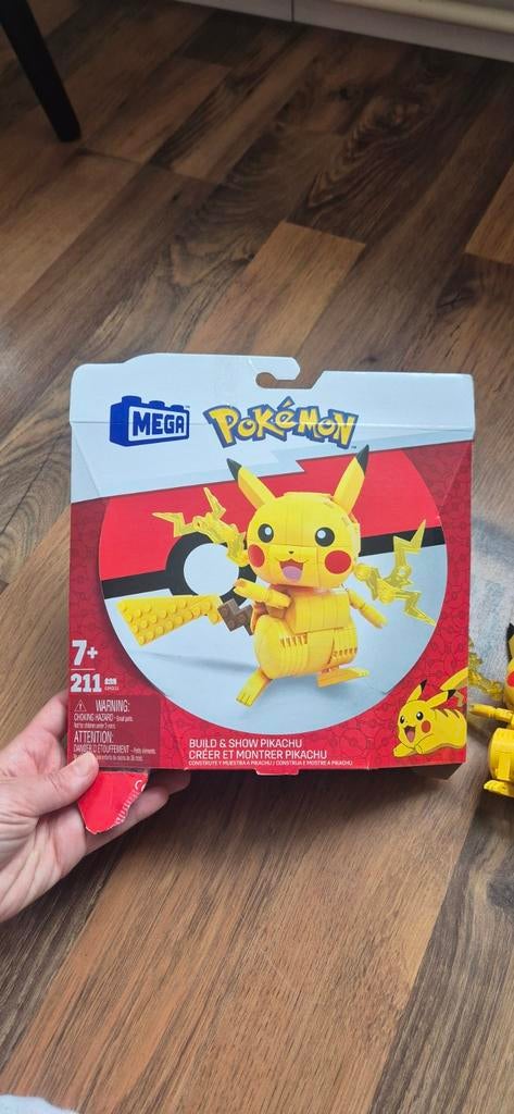 Mega Construx Pokémon Pikachu - Zo goed als nieuw, Ophalen of Verzenden, Zo goed als nieuw, Overige typen