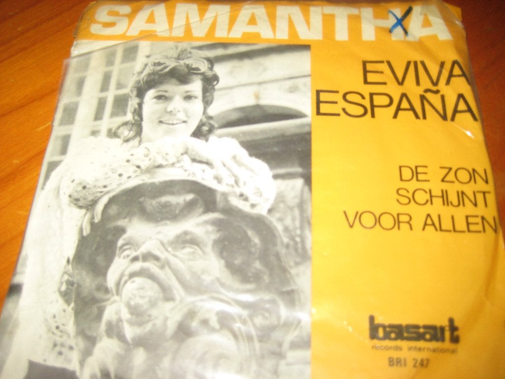 Samantha: Eviva Espana, Cd's en Dvd's, Vinyl Singles, Ophalen of Verzenden, Zo goed als nieuw, Nederlandstalig