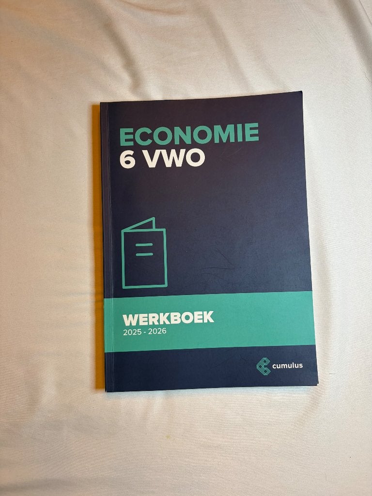 Schoolboek economie, Boeken, Schoolboeken, Ophalen of Verzenden, Zo goed als nieuw, VWO, Economie