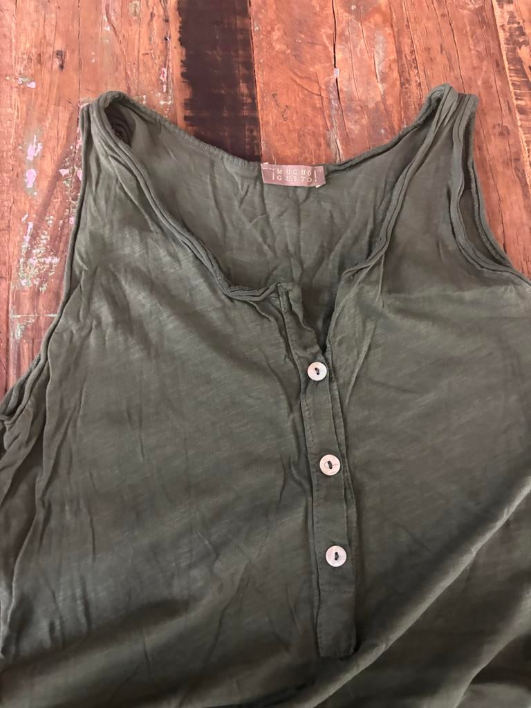 Lange jurk Mucho Gusto, Maat 38/40 (M), Ophalen of Verzenden, Gedragen, Onder de knie