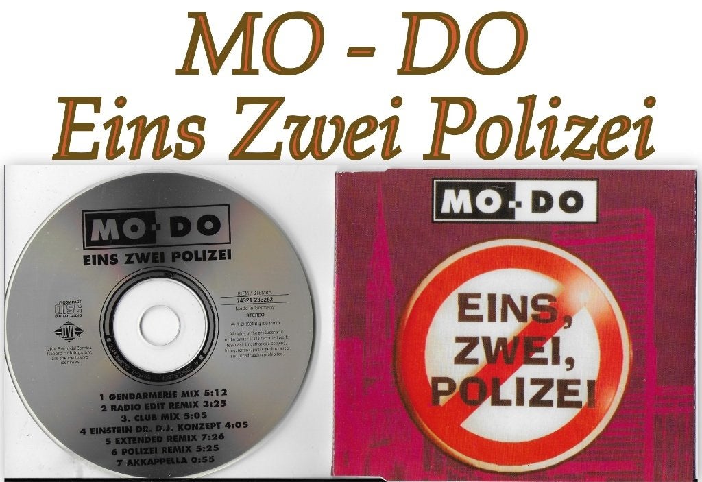 Cd single mo - do ---- eins, zwei, polizei, Ophalen of Verzenden, Single