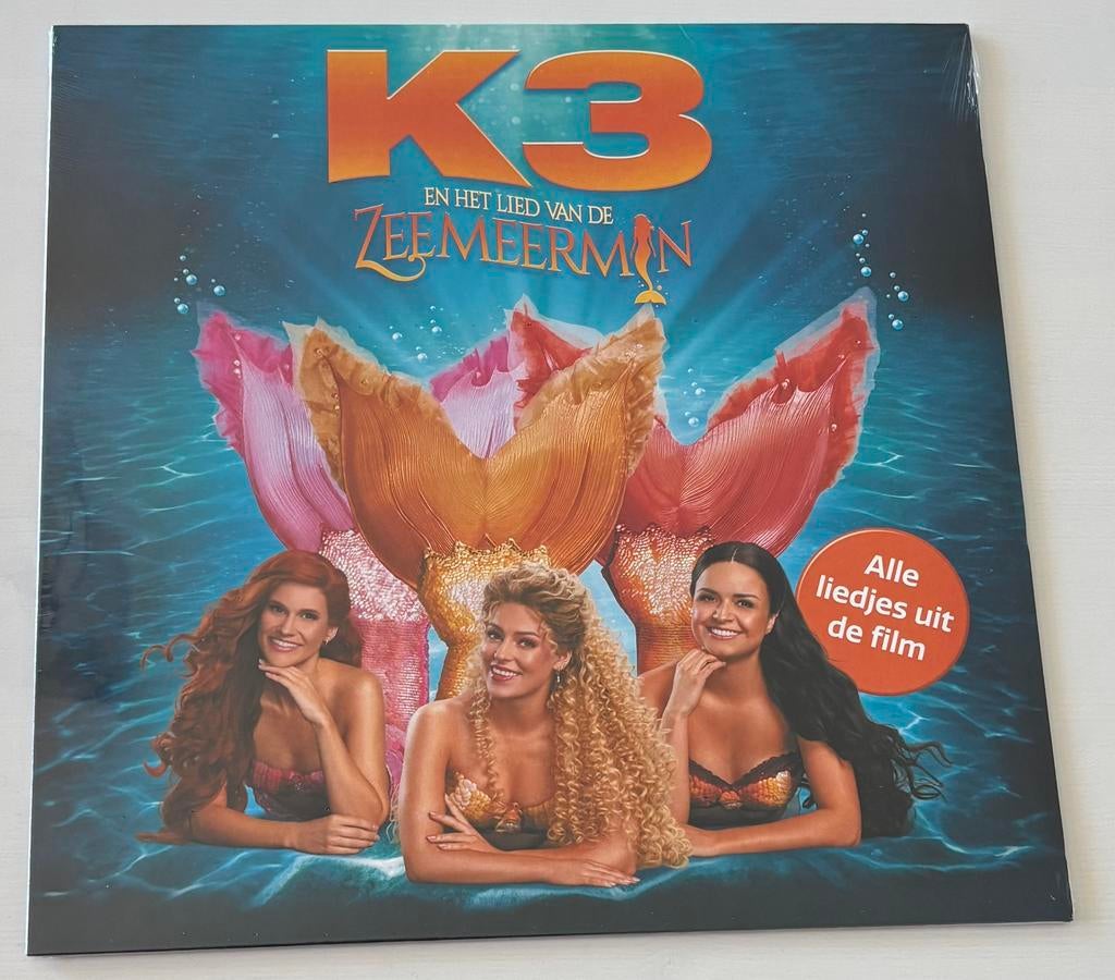 K3 en het lied van de zeemeermin limited edition vinyl, Ophalen of Verzenden, Zo goed als nieuw, Overige typen