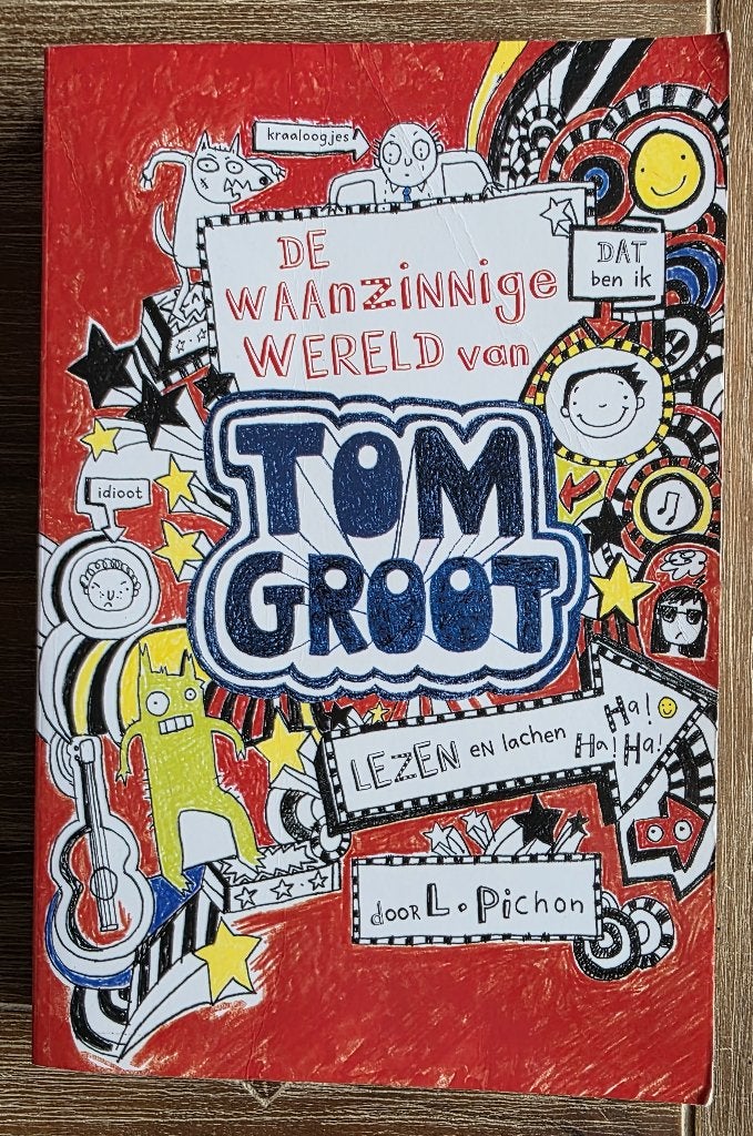 De waanzinnige wereld van Tom Groot - Liz Pichon, Ophalen of Verzenden, Zo goed als nieuw, Liz Pichon