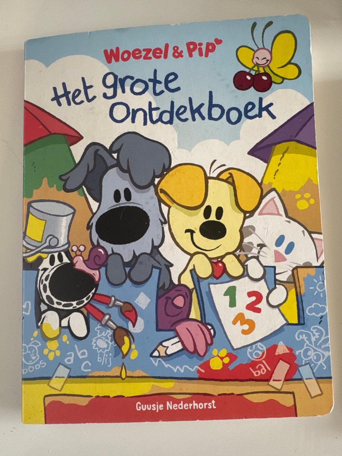 Woezel & Pip: Het Grote Ontdekboek - Guusje Nederhorst, Ophalen, Zo goed als nieuw, Uitklap-, Voel- of Ontdekboek, 1 tot 2 jaar