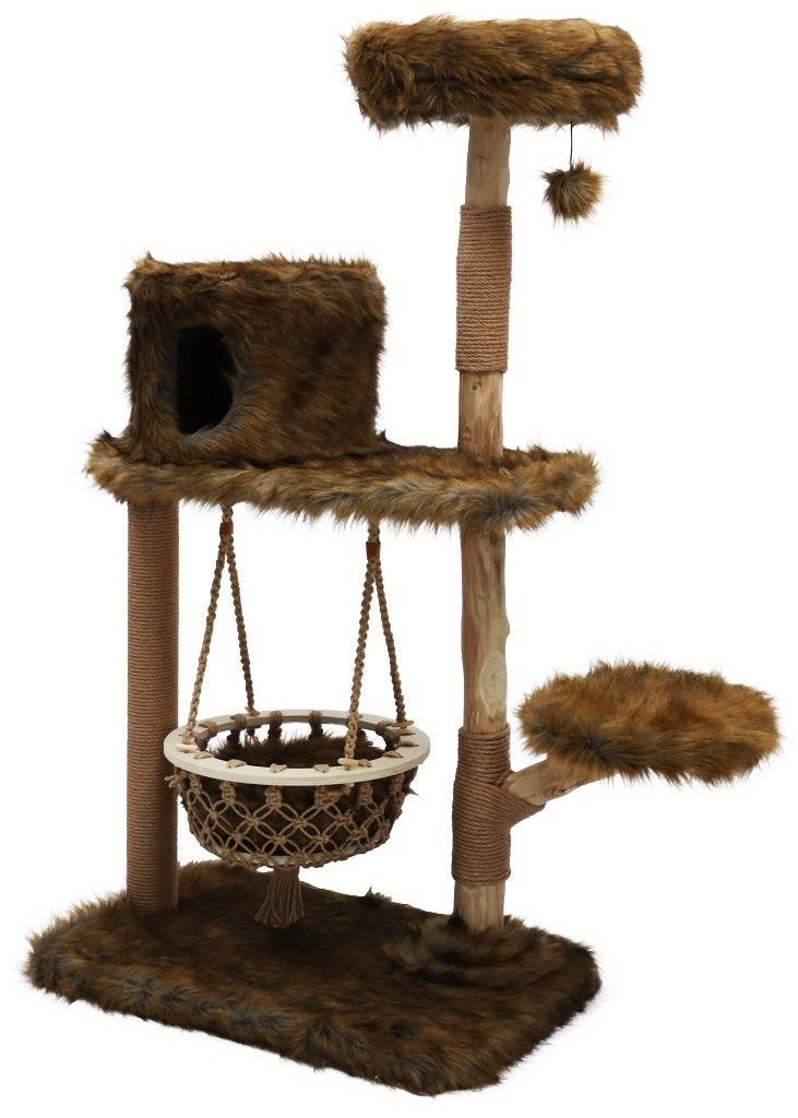 ACTIE Boony “Est 1941” klimboom populus 154cm grizzly brown!, Dieren en Toebehoren, Ophalen of Verzenden, Nieuw, Krabpaal