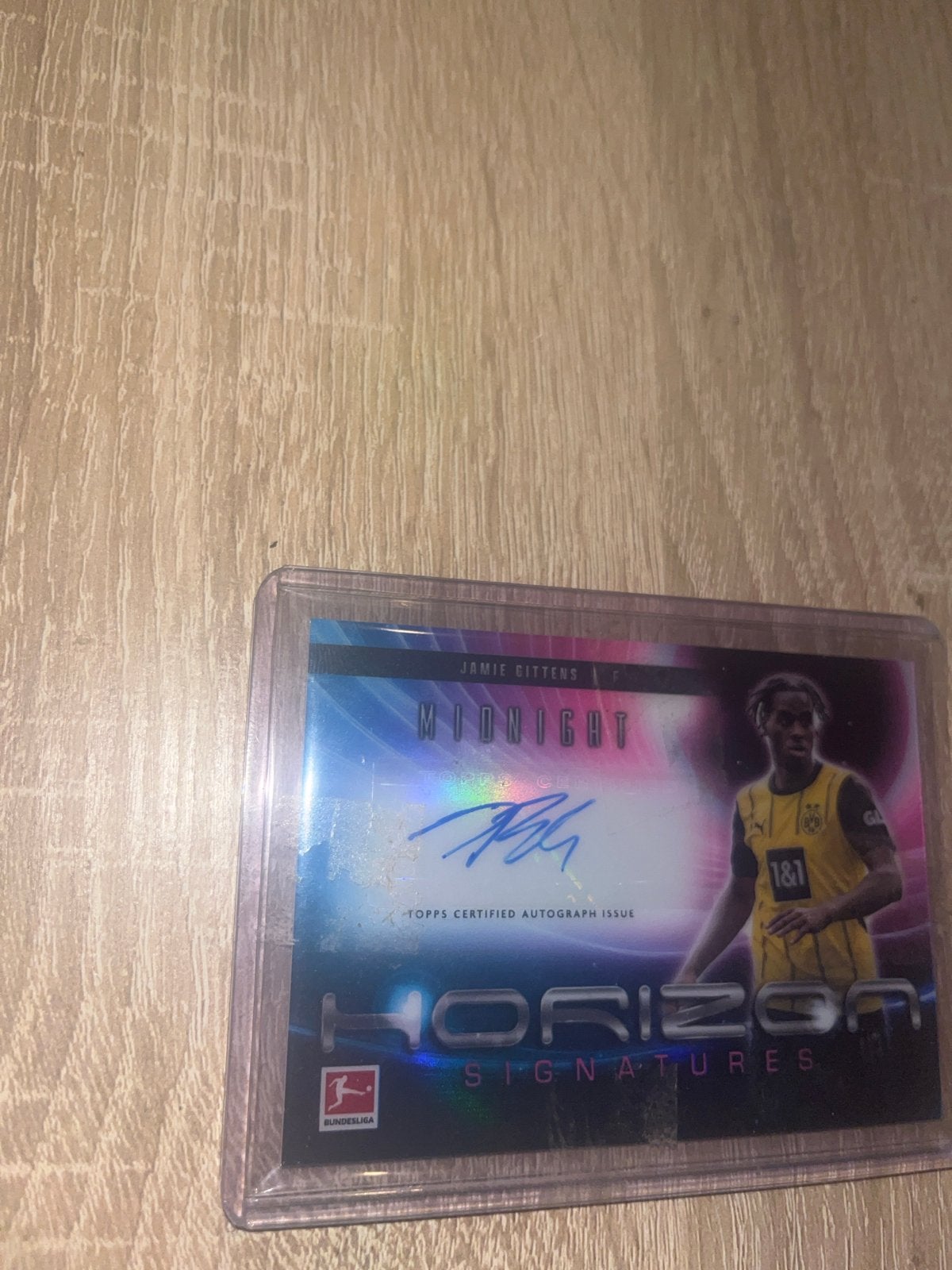 Jamie Bynoe-Gittens Autograph Kaart - Borussia Dortmund, Verzamelen, Sportartikelen en Voetbal, Ophalen of Verzenden, Zo goed als nieuw