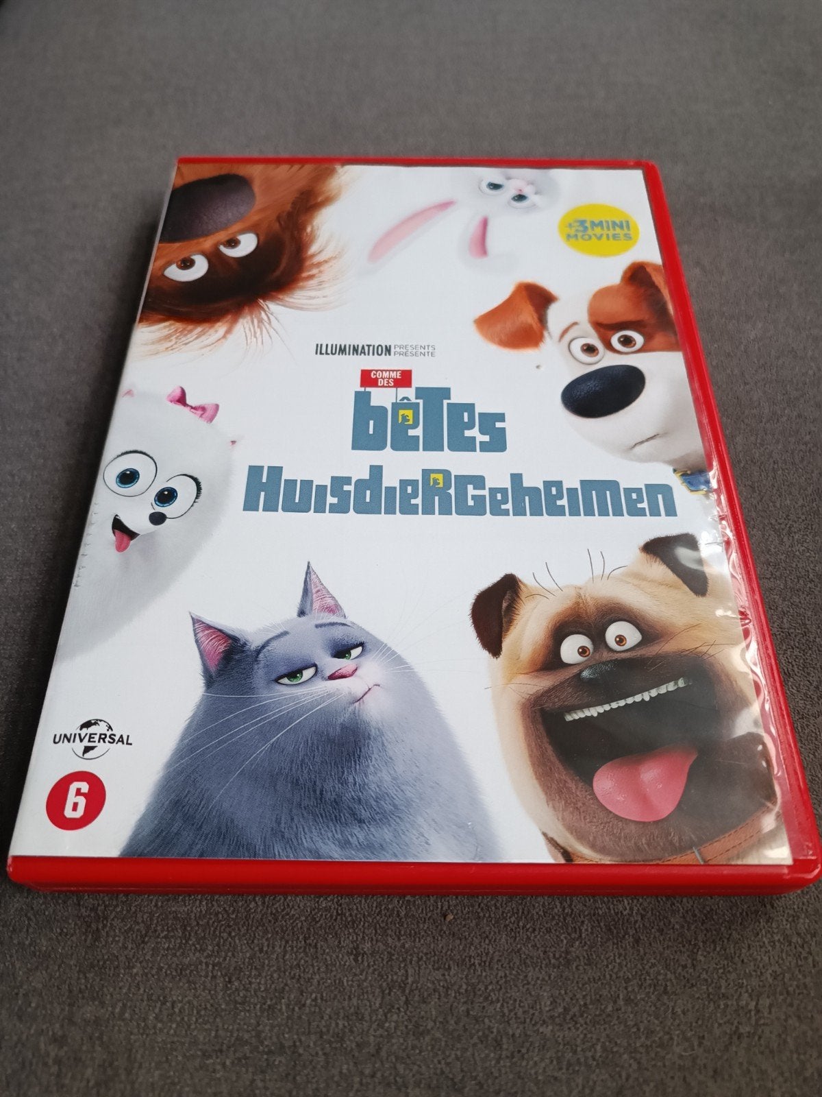 Huisdiergeheimen - dvd, Cd's en Dvd's, Dvd's | Tekenfilms en Animatie, Alle leeftijden, Ophalen of Verzenden, Zo goed als nieuw