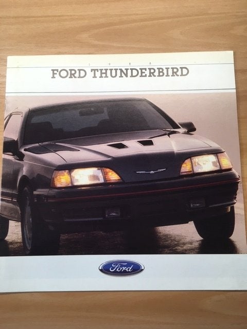 Ford Thunderbird LX Brochure 1988    Engels, Gelezen, Ford, Ophalen of Verzenden, Ford Motor Company
