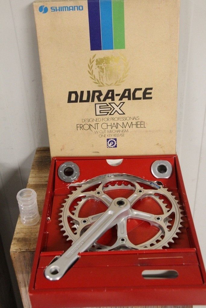 * nos * Shimano Dura-Ace EX crankset / 170mm / 42 + 52 race, Crankstel of Pedalen, .;;##, Nieuw, Racefiets