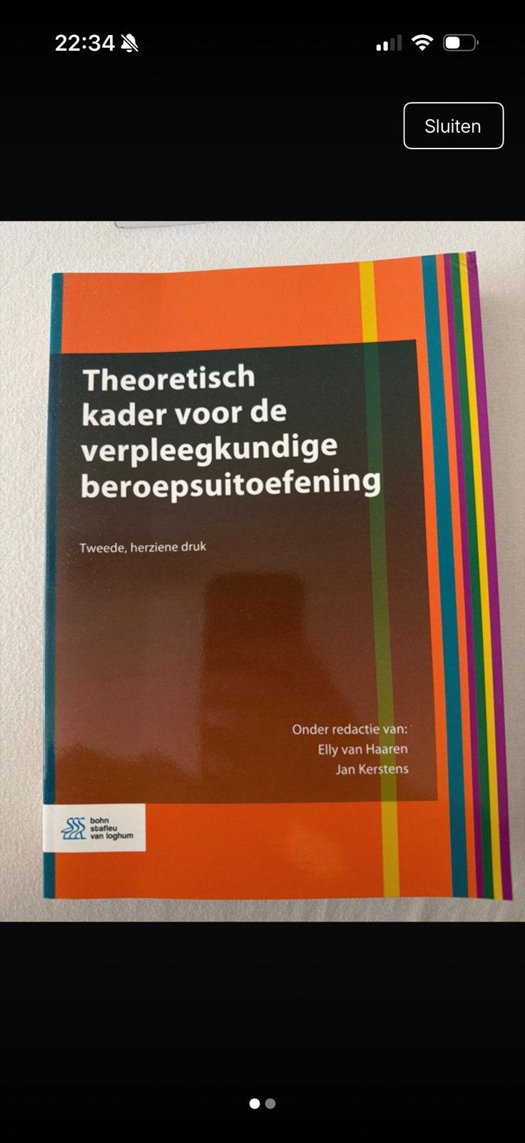 Boek opleiding verpleegkunde, Ophalen of Verzenden, Zo goed als nieuw, Overige niveaus