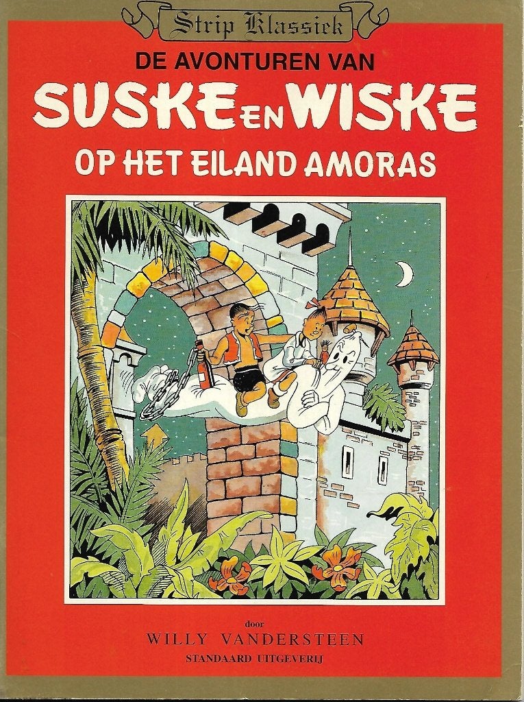 Suske en Wiske - Op het eiland Amoras (Strip klassiek), Boeken, Stripboeken, Eén stripboek, Ophalen of Verzenden, Gelezen