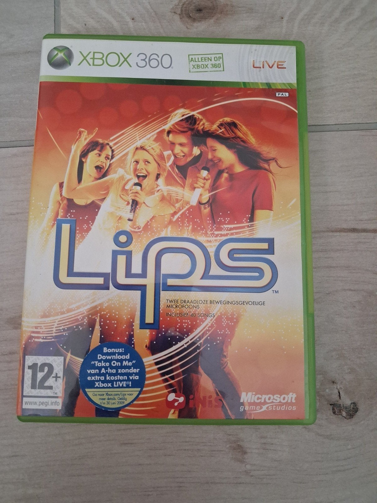 Lips Karaoke spel XBOX 360, Ophalen, Muziek, 1 speler, Zo goed als nieuw