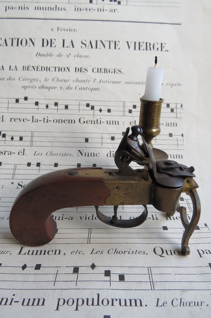 oude vuursteenaansteker (Flintlock tinder lighter), Ophalen of Verzenden