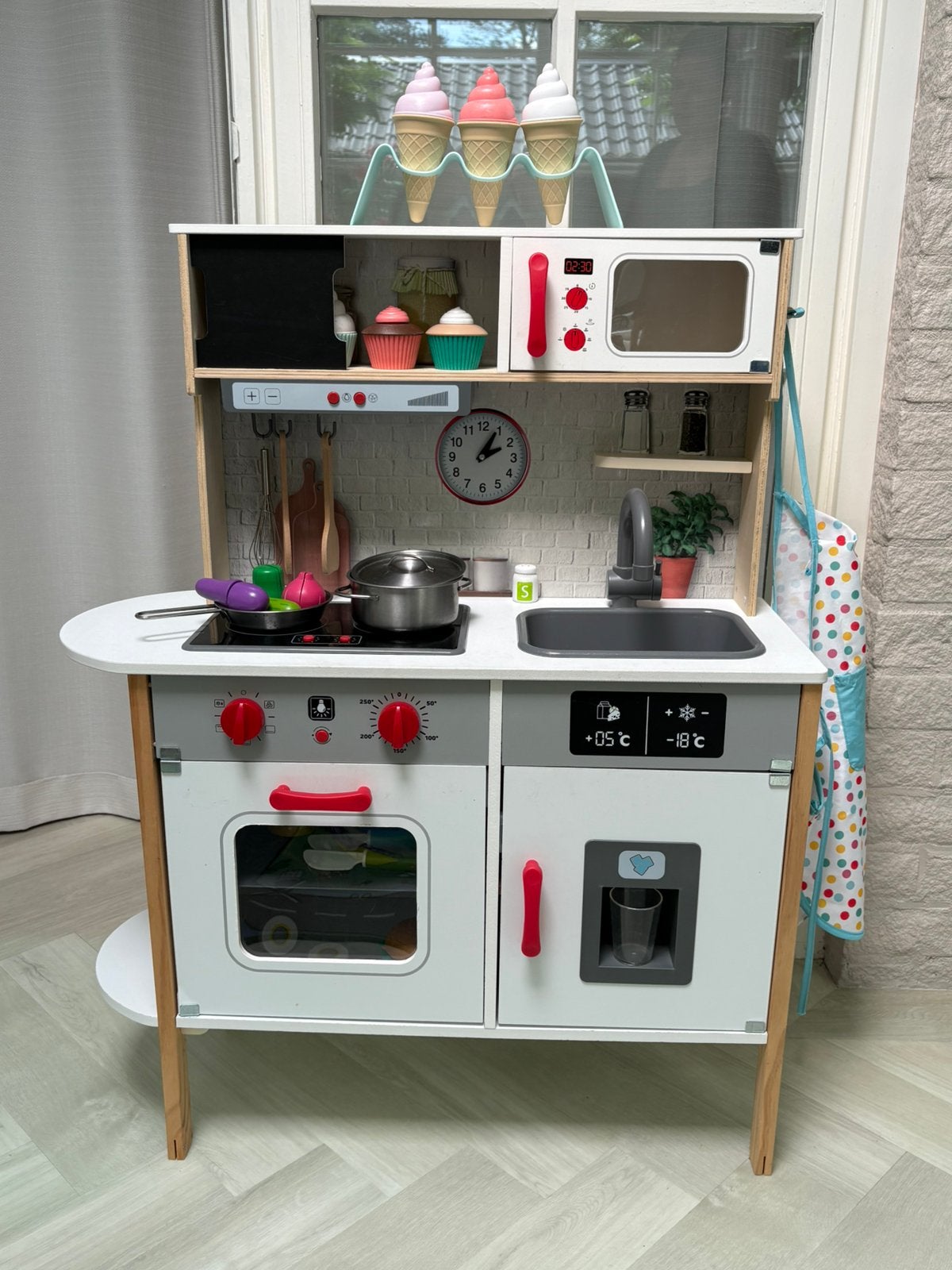 Ikea kinderkeuken incl accessoires, Ophalen, Gebruikt, Hout, Speelkeuken