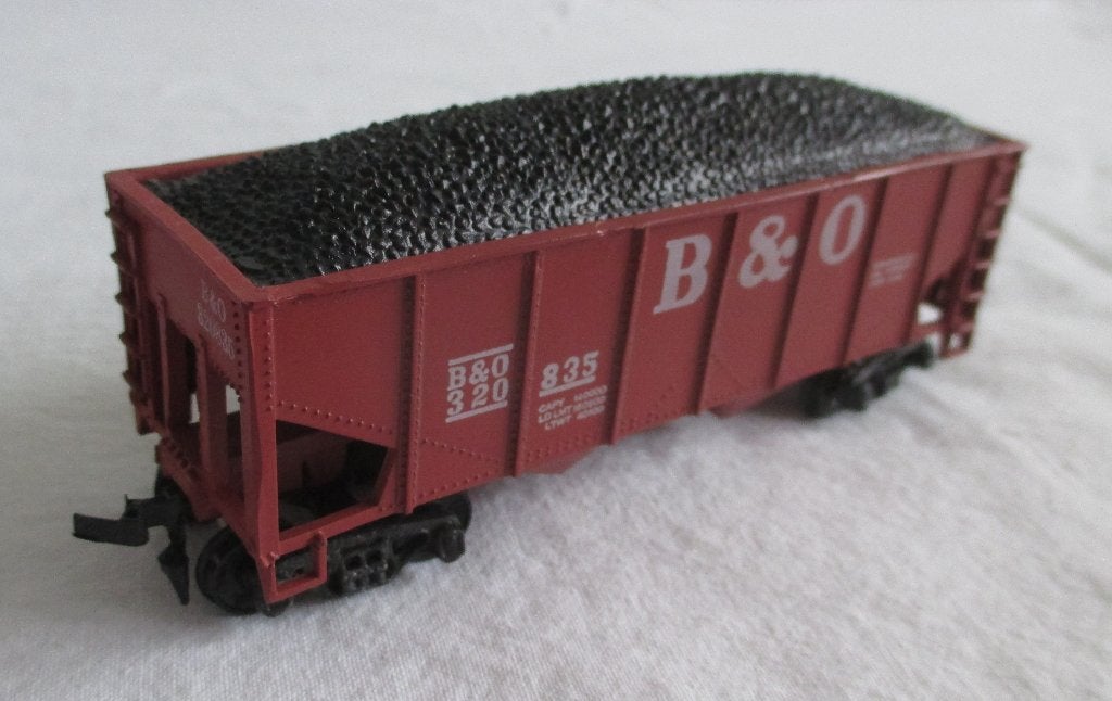 H0 Life-like 2 Bay Hopper Baltimore & Ohio B&O #320835., Overige merken, Gelijkstroom, Wagon, Ophalen of Verzenden