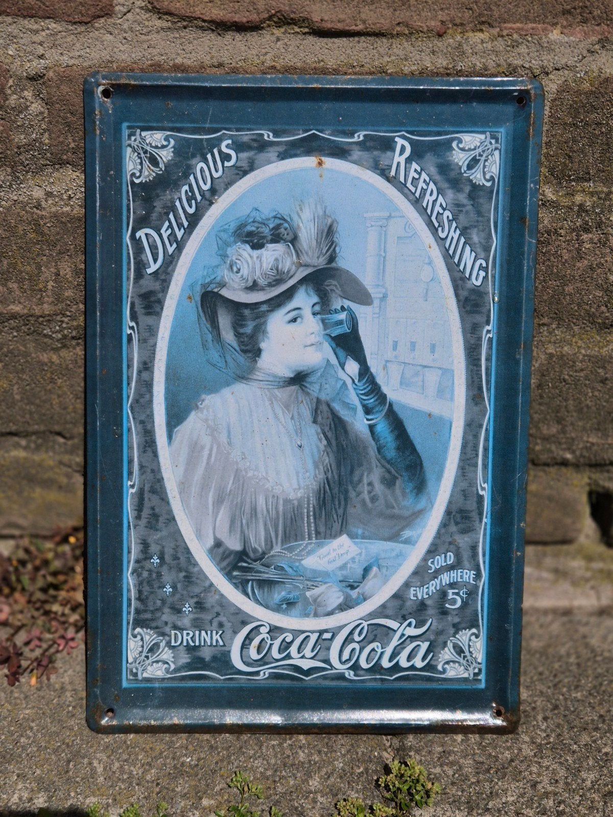 Diverse Coca Cola (blikken) Reclame borden, Ophalen of Verzenden, Reclamebord