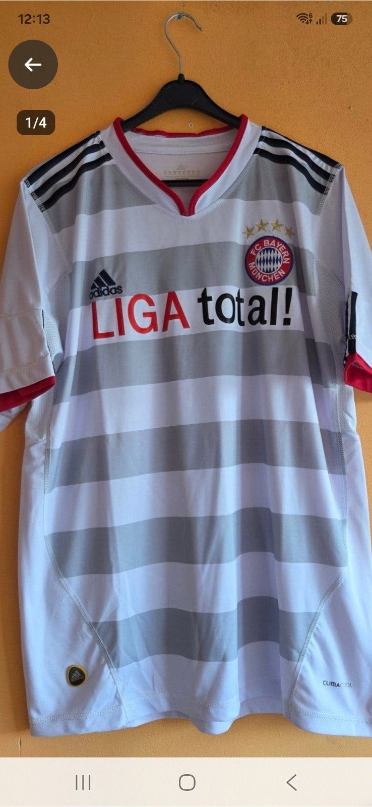 Bayern München voetbal shirt Van Bommel, Maat XL, Ophalen of Verzenden, Zo goed als nieuw, Shirt