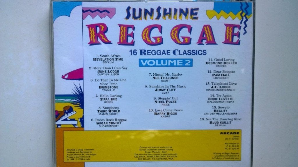 Sunshine Reggae (16 Reggae Classics) Volume 2, Ophalen of Verzenden, Zo goed als nieuw, Reggae en Ska, Album