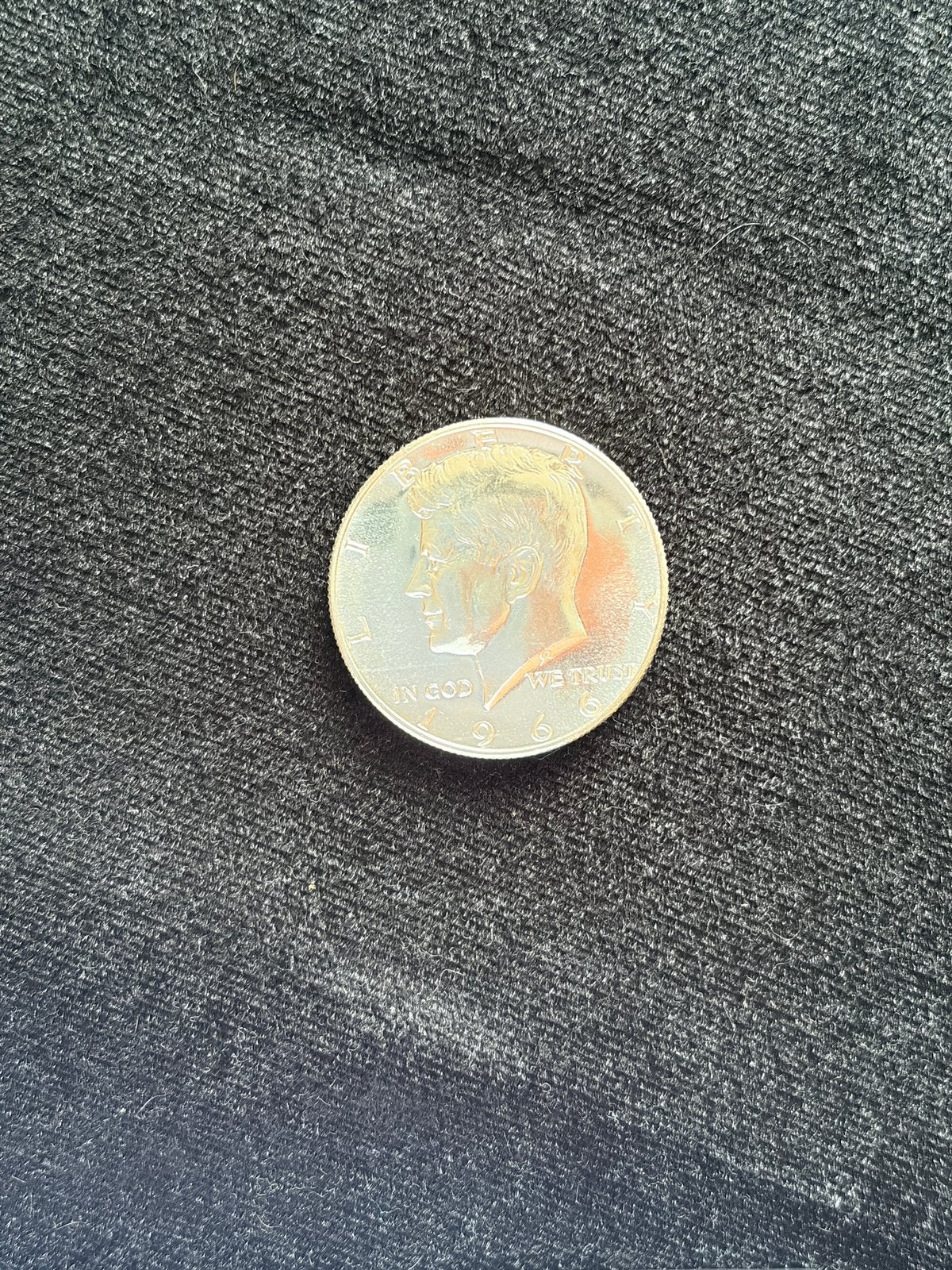 USA 1966 Kennedy PROOF silver half dollar, Ophalen, Noord-Amerika
