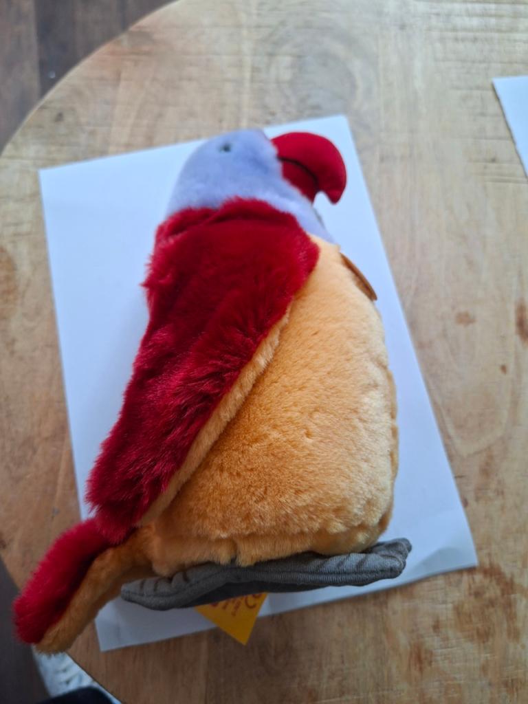 Te koop nieuwe Lora papagaai van merk Steiff, Ophalen of Verzenden, Nieuw