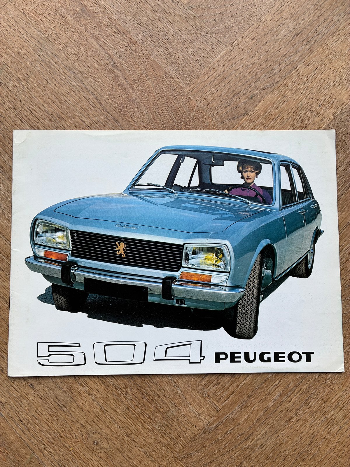 Peugeot 504 brochure modeljaar 1970, Verzenden, Zo goed als nieuw, Peugeot