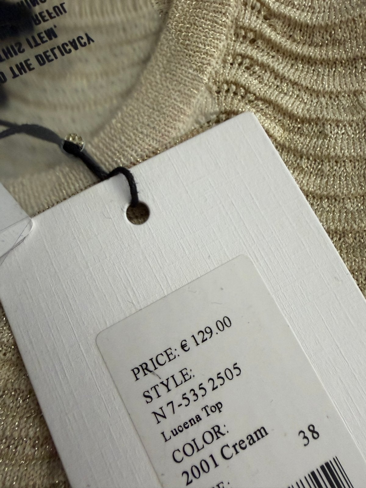 Nikkie Plessen  Top - Nieuw met kaartjes, Kleding | Dames, Maat 38/40 (M), Beige, Nieuw, Ophalen of Verzenden