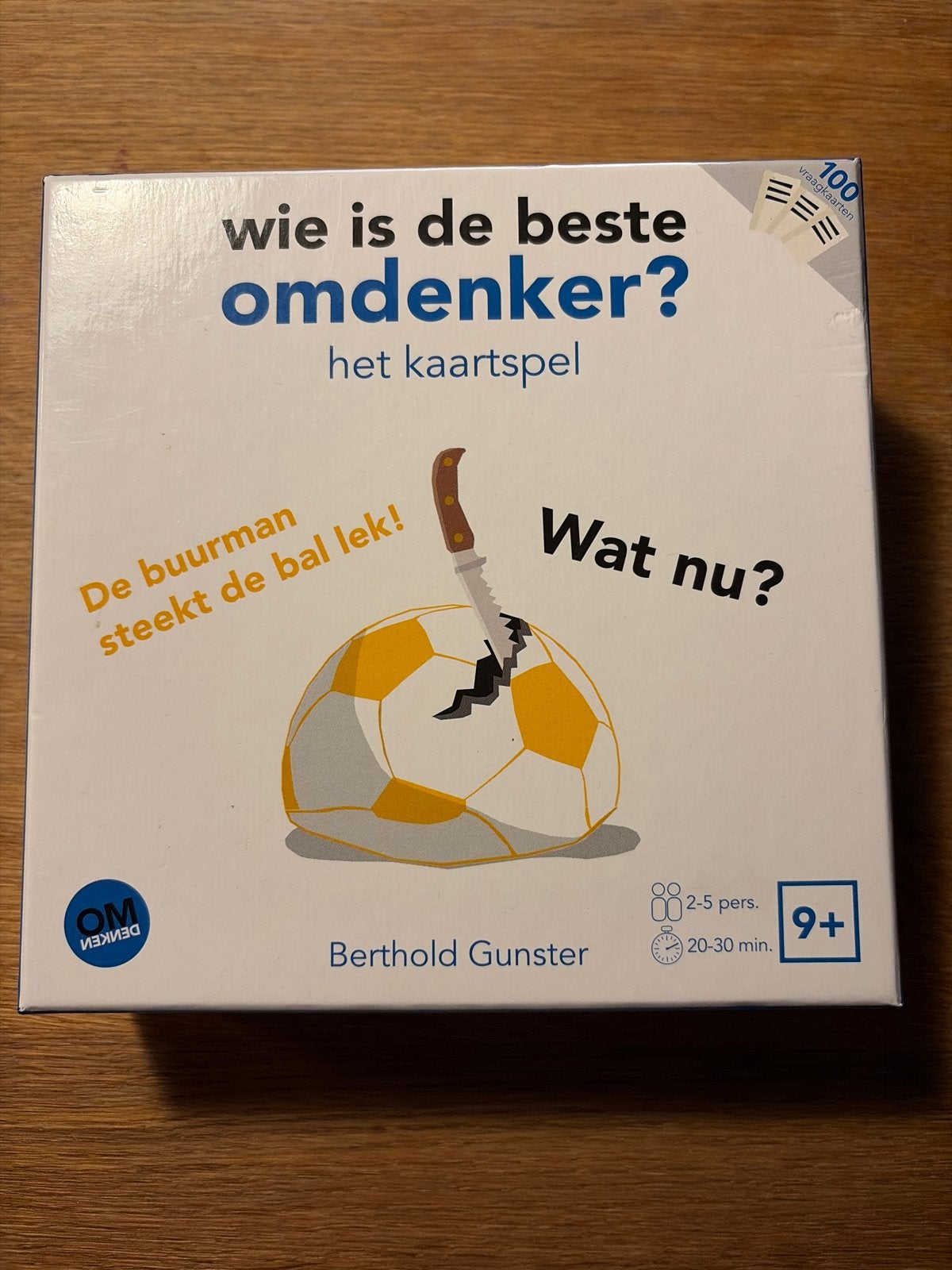 Omdenker Kaartspel: Wie is de beste omdenker?, Een of twee spelers, Ophalen of Verzenden, Zo goed als nieuw