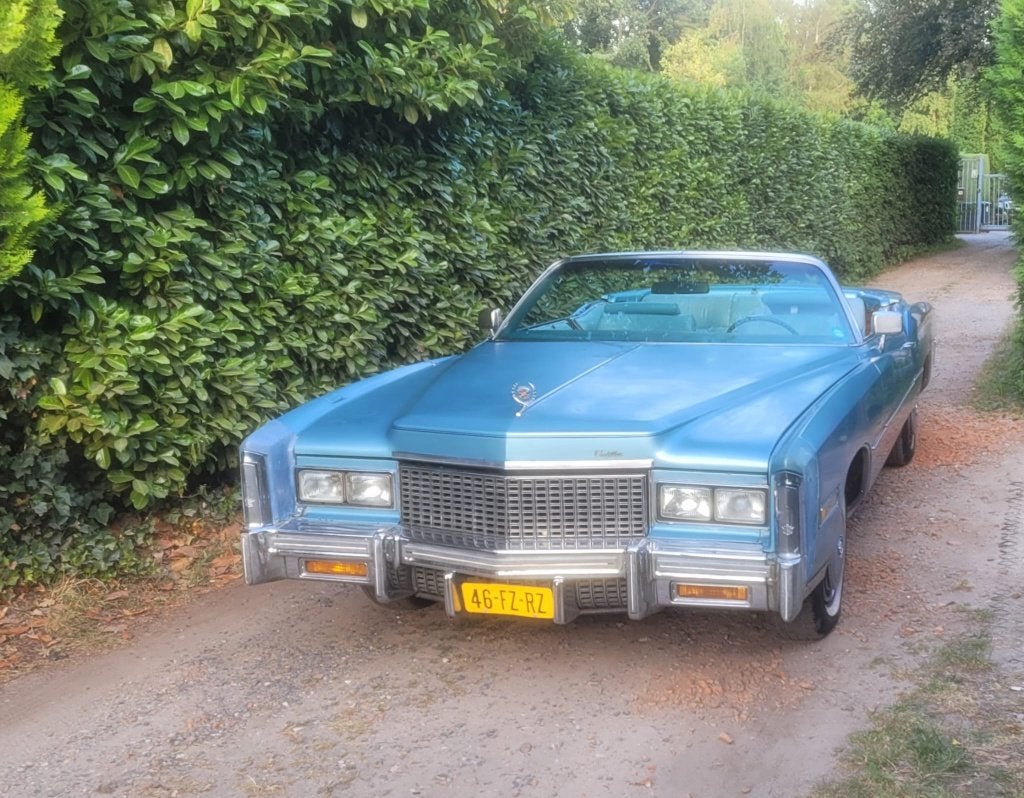 Cadillac Eldorado 1976 Cabrio V8 8.2l ,, Auto's, Cadillac, Particulier, Eldorado, Benzine, Cabriolet, Automaat, Geïmporteerd, Blauw