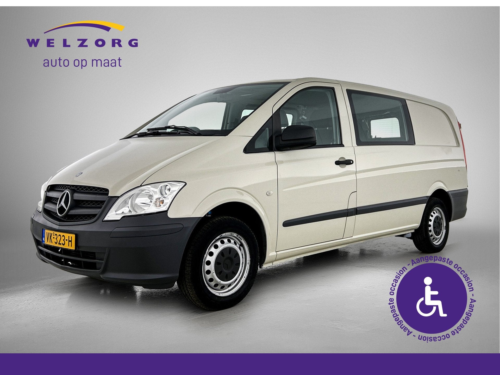Mercedes-Benz Vito 110 CDI 320 Lang DC Comfort Direct leverb, Gebruikt, Bedrijf, Elektrische ramen, Zilver of Grijs